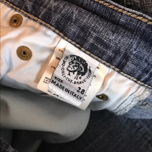 DIESEL Fanker Denim Jeans Straight Leg Medium Wash - Picture 5 of 7